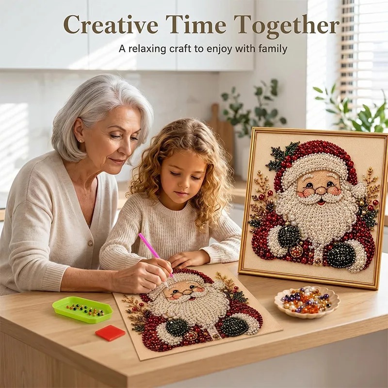 Resin Art Wall - Christmas Pearl Diamond Painting Art Set