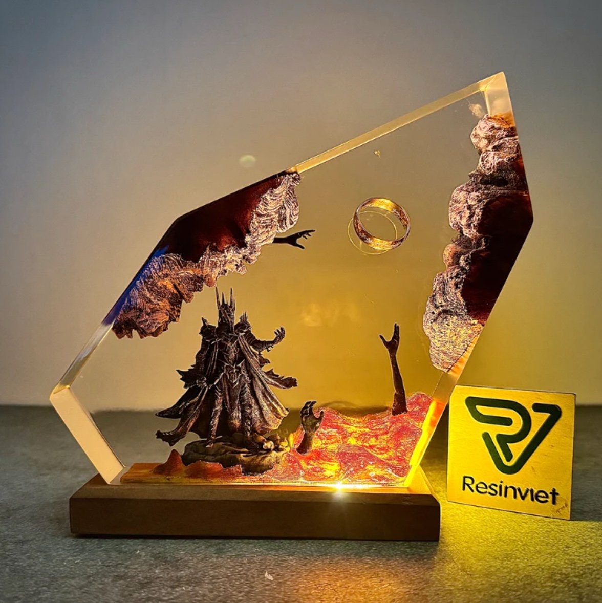 Resin Art Ring - 2026 New Demon Realm Organism Resin