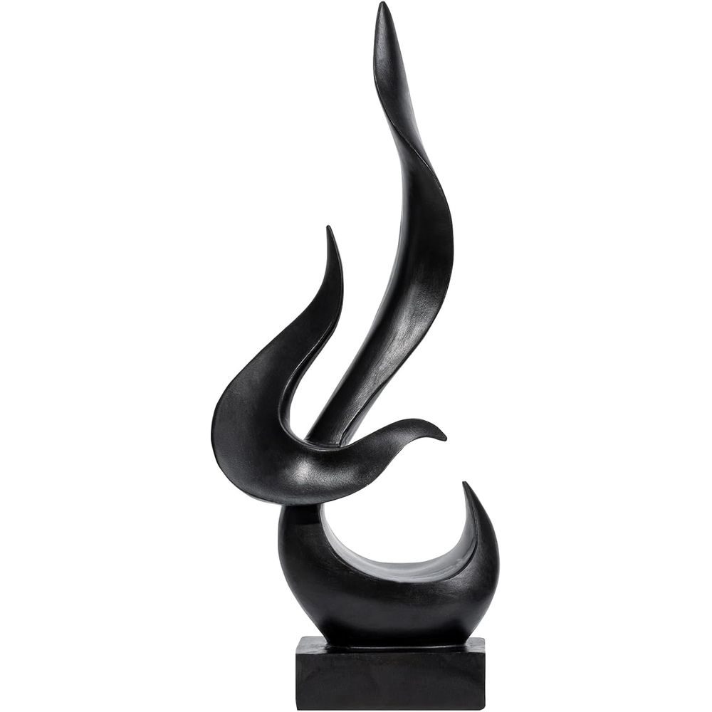 Resin Art Coffee Table - Ire Lame Scuture Abstract Resin Statue