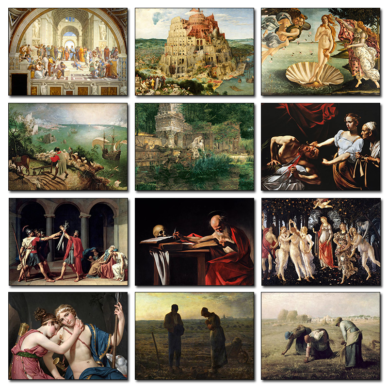 Resin Art Wall - Classic Vintage Famous Painting The Swing