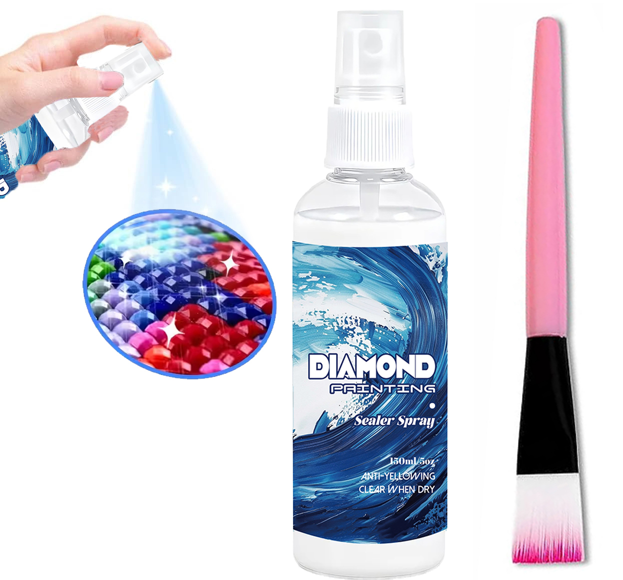 150ml Diamond Painting Sealant - Resin Art Painting recension och pris