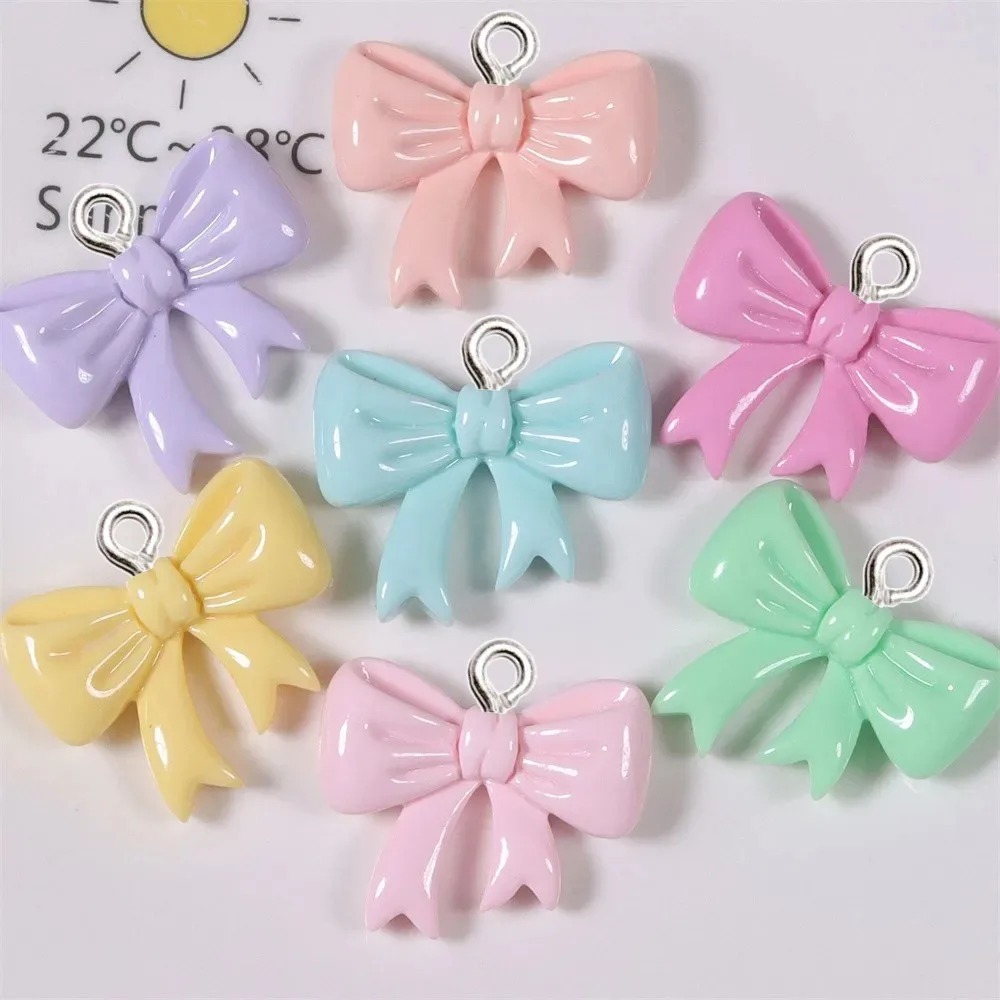 10 Pieces Candy Color Bow Resi - Resin Art Gift Ideas recension och pris