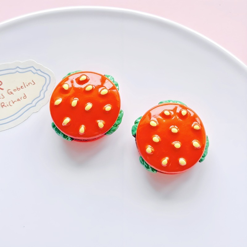 Cartoon 3D Burger Fries Resin  - Resin Art Beach Theme recension och pris