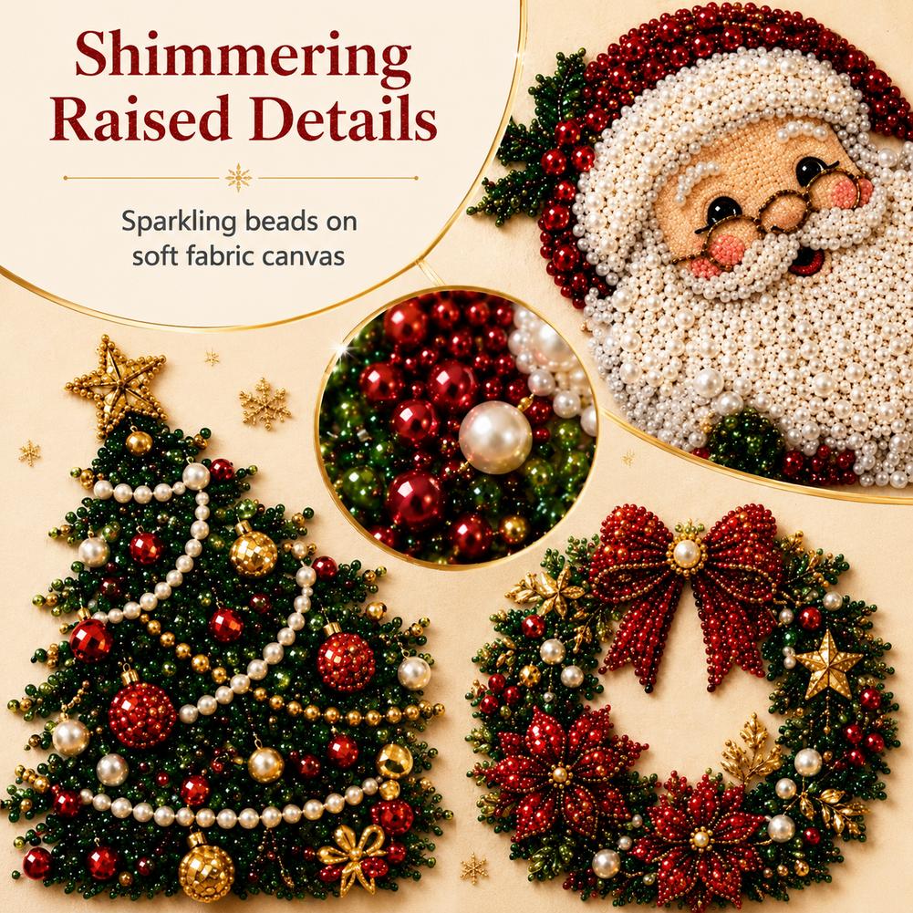 Christmas Santa Claus Pearl Ar - Resin Art Wall recension och pris