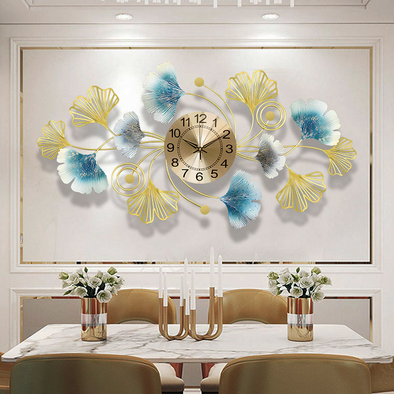 Simple Creative Metal Wall Clo - Resin Art Wall Clock recension och pris