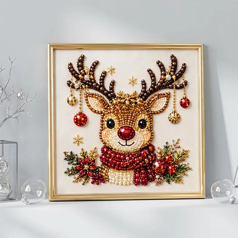 Christmas Pearl Diamond Painti - Resin Art Wall recension och pris