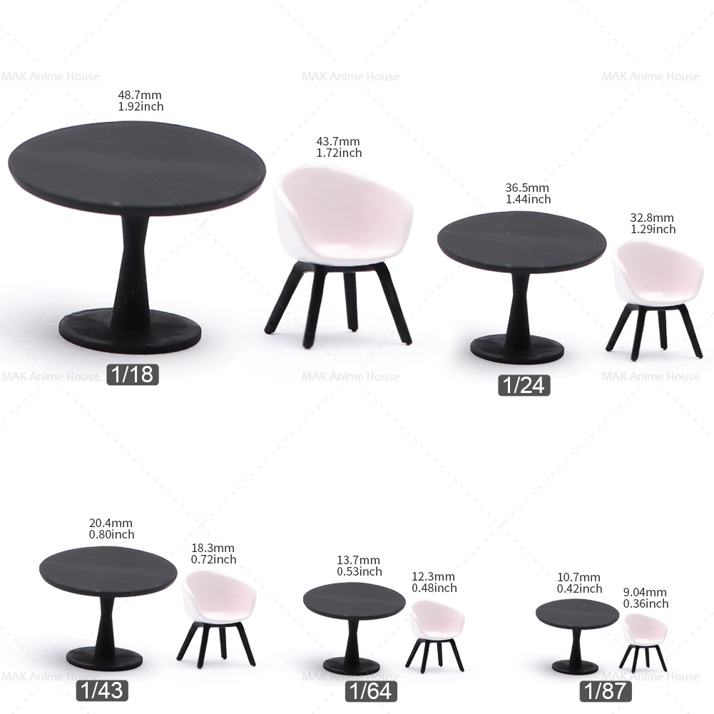 Miniatures Figures 1/87 1/64 1 - Resin Art Coffee Table recension och pris