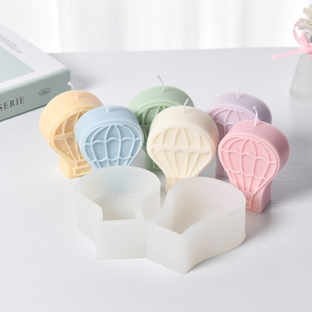 Hot Air Balloon Shape Candle S - Resin Art Heat Gun recension och pris