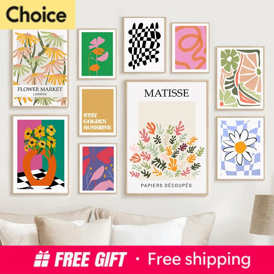 Abstract Matisse Flower Market - Resin Art Gallery recension och pris