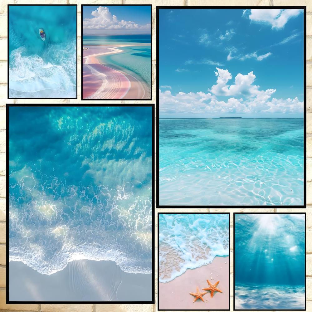 classic theme Beach Ocean Wave - Resin Art Beach Theme recension och pris