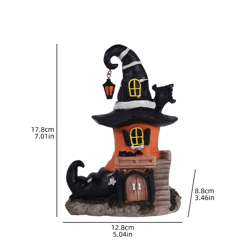 Halloween Resin Witch Shoe Hou - Resin Art Coffee Table recension och pris