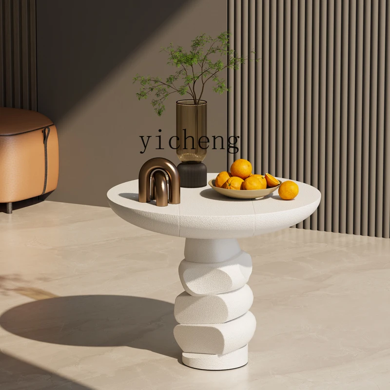 L8-12 Rotating Coffee Table Cr - Resin Art Coffee Table recension och pris