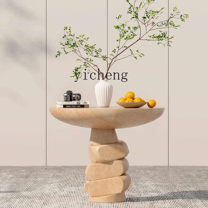 L8-12 Rotating Coffee Table Cr - Resin Art Coffee Table recension och pris