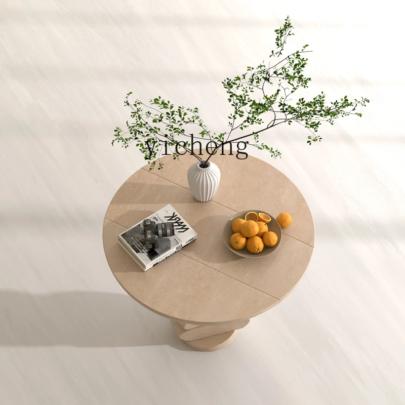 L8-12 Rotating Coffee Table Cr - Resin Art Coffee Table recension och pris
