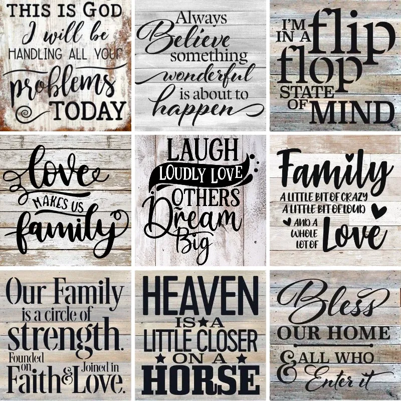 Diamond Painting Family Quotes - Resin Art Quotes recension och pris