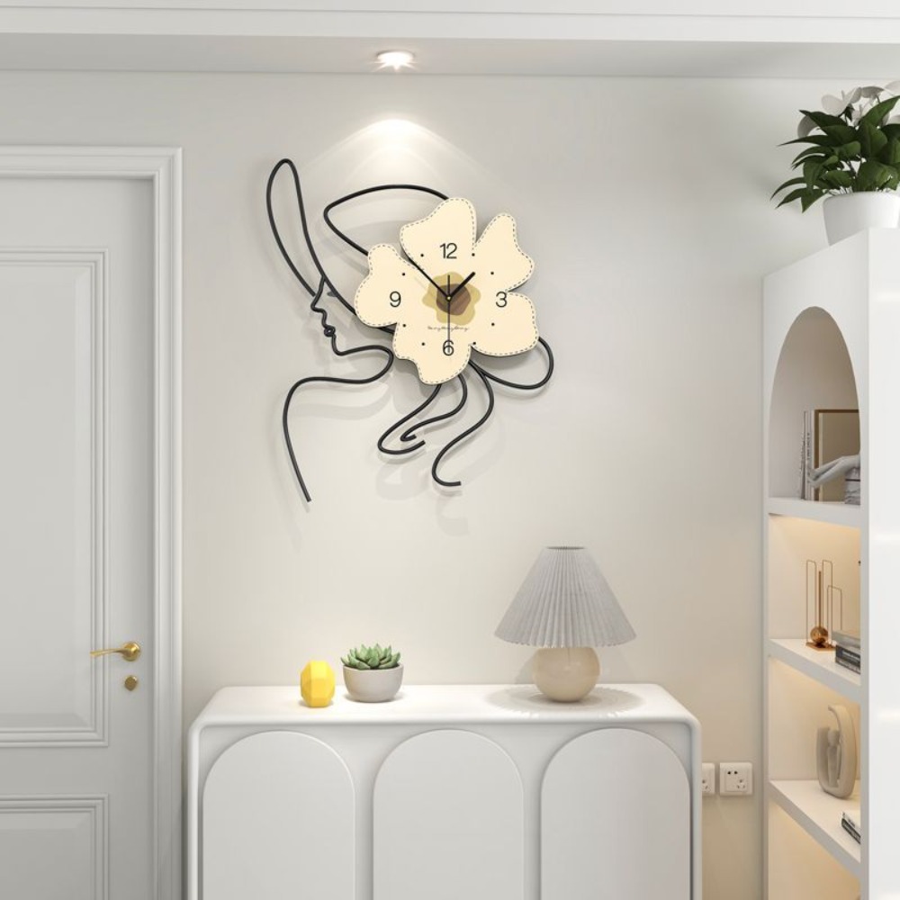 Living Room Large Wall Clock C - Resin Art Wall Clock recension och pris