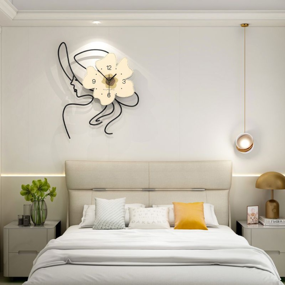 Living Room Large Wall Clock C - Resin Art Wall Clock recension och pris