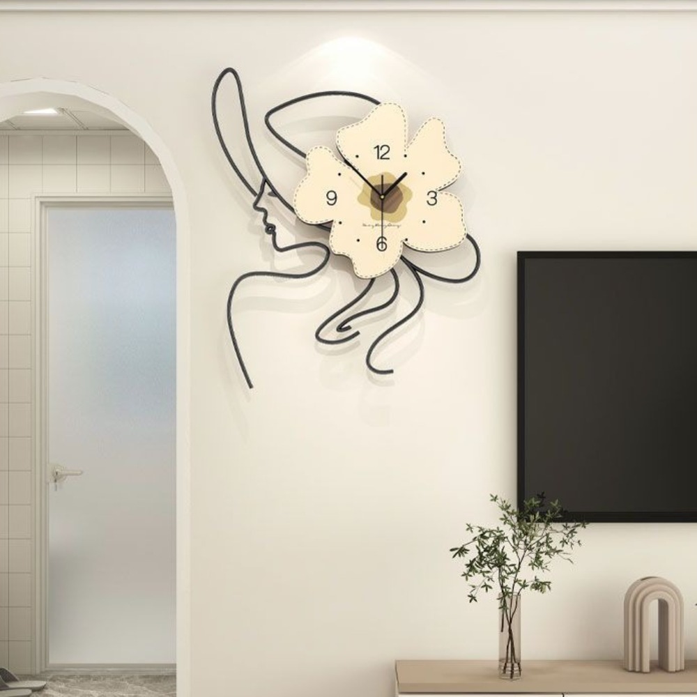 Living Room Large Wall Clock C - Resin Art Wall Clock recension och pris