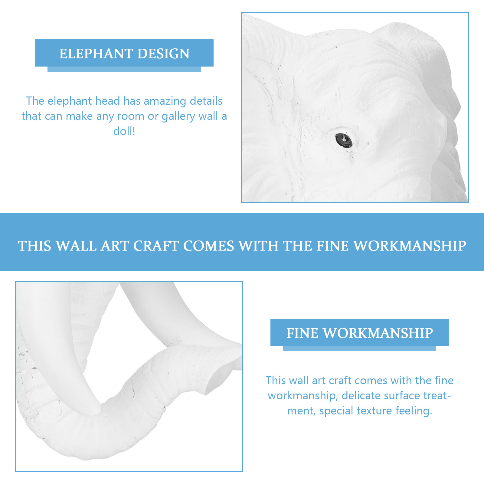 Lifelike Resin Wolf Head Wall  - Resin Art Gallery recension och pris
