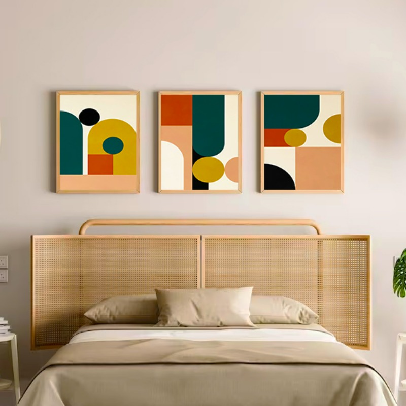 3pcs Geometric Colour Art Post - Resin Art Gallery recension och pris