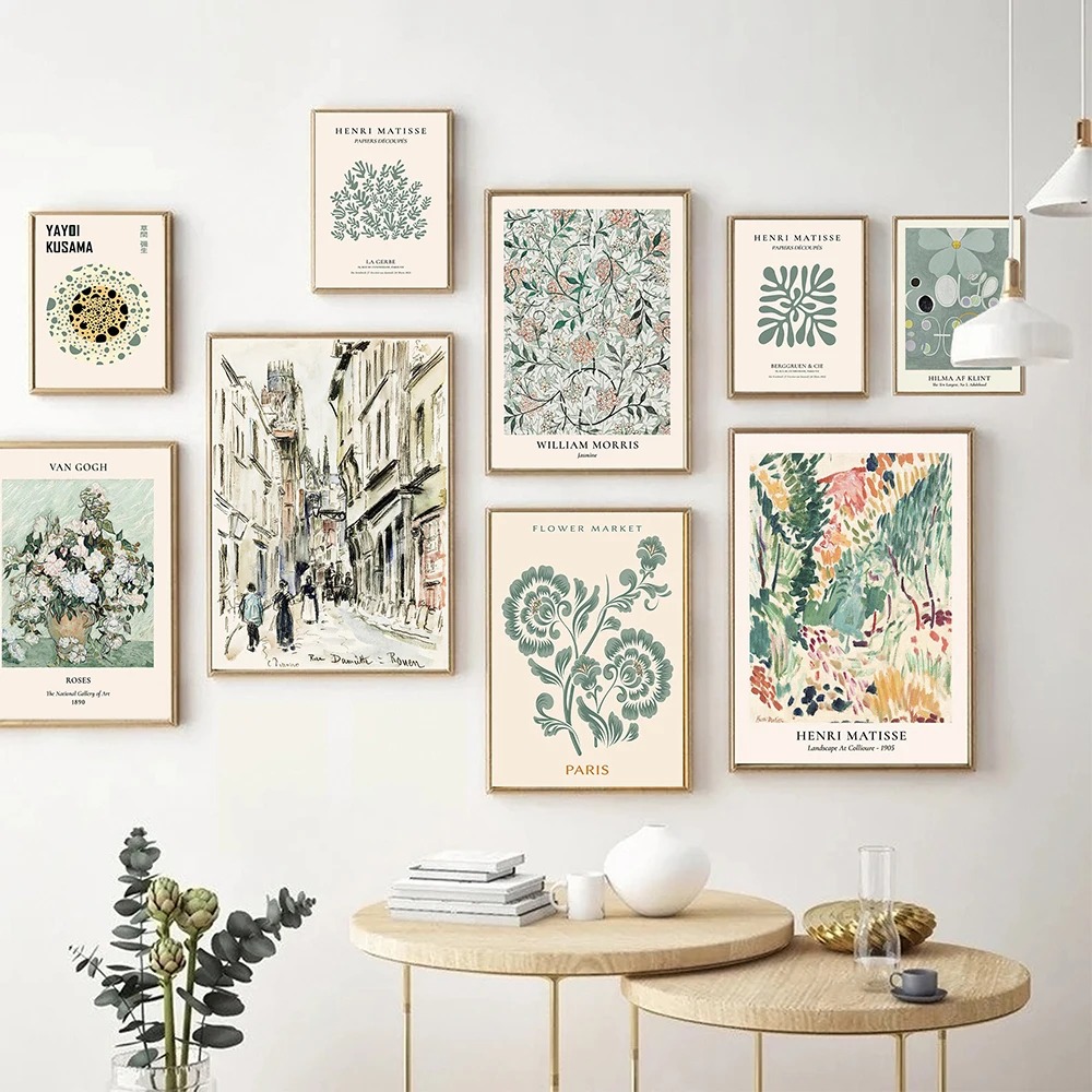 Abstract Matisse Flower and Le - Resin Art Gallery recension och pris
