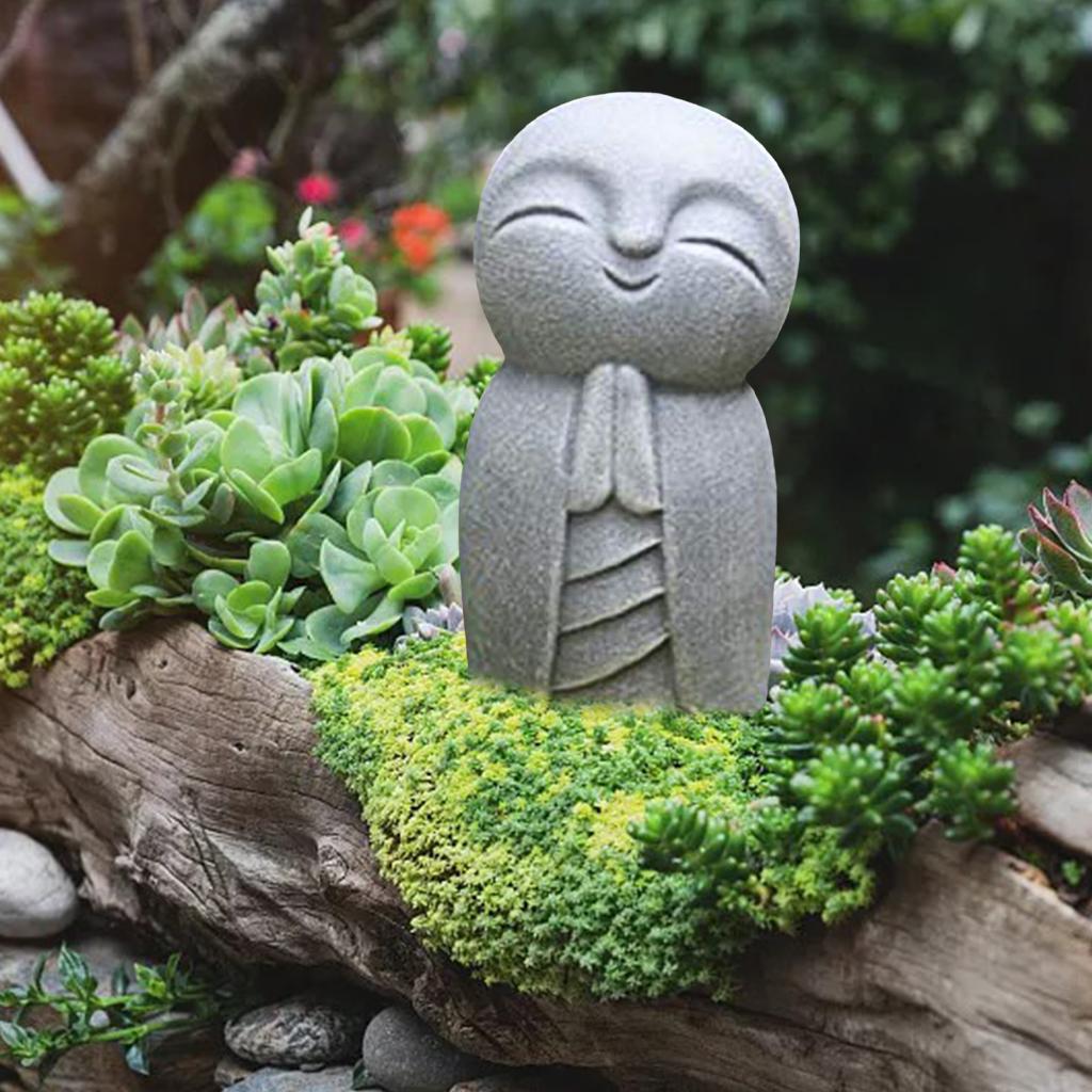 Jizo Monks Praying Statue Resi - Resin Art Baby Memories recension och pris