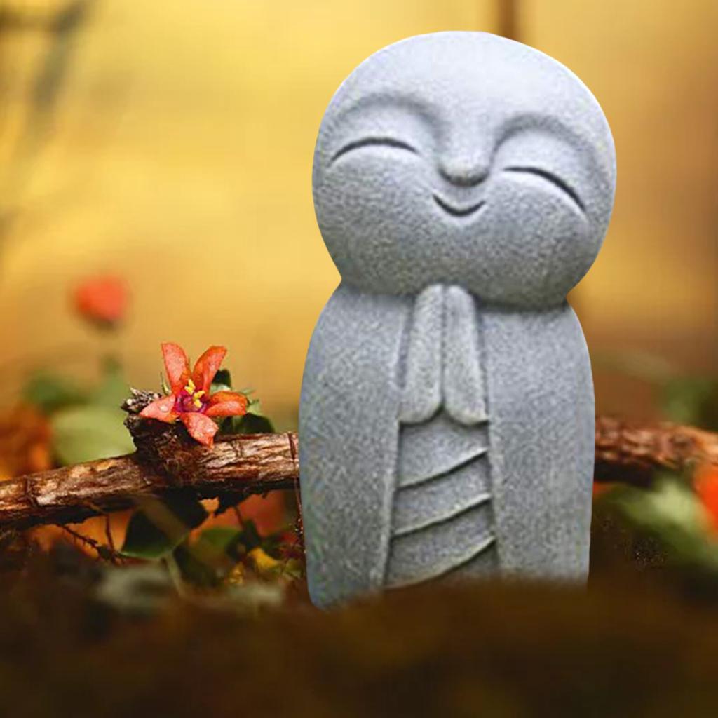 Jizo Monks Praying Statue Resi - Resin Art Baby Memories recension och pris