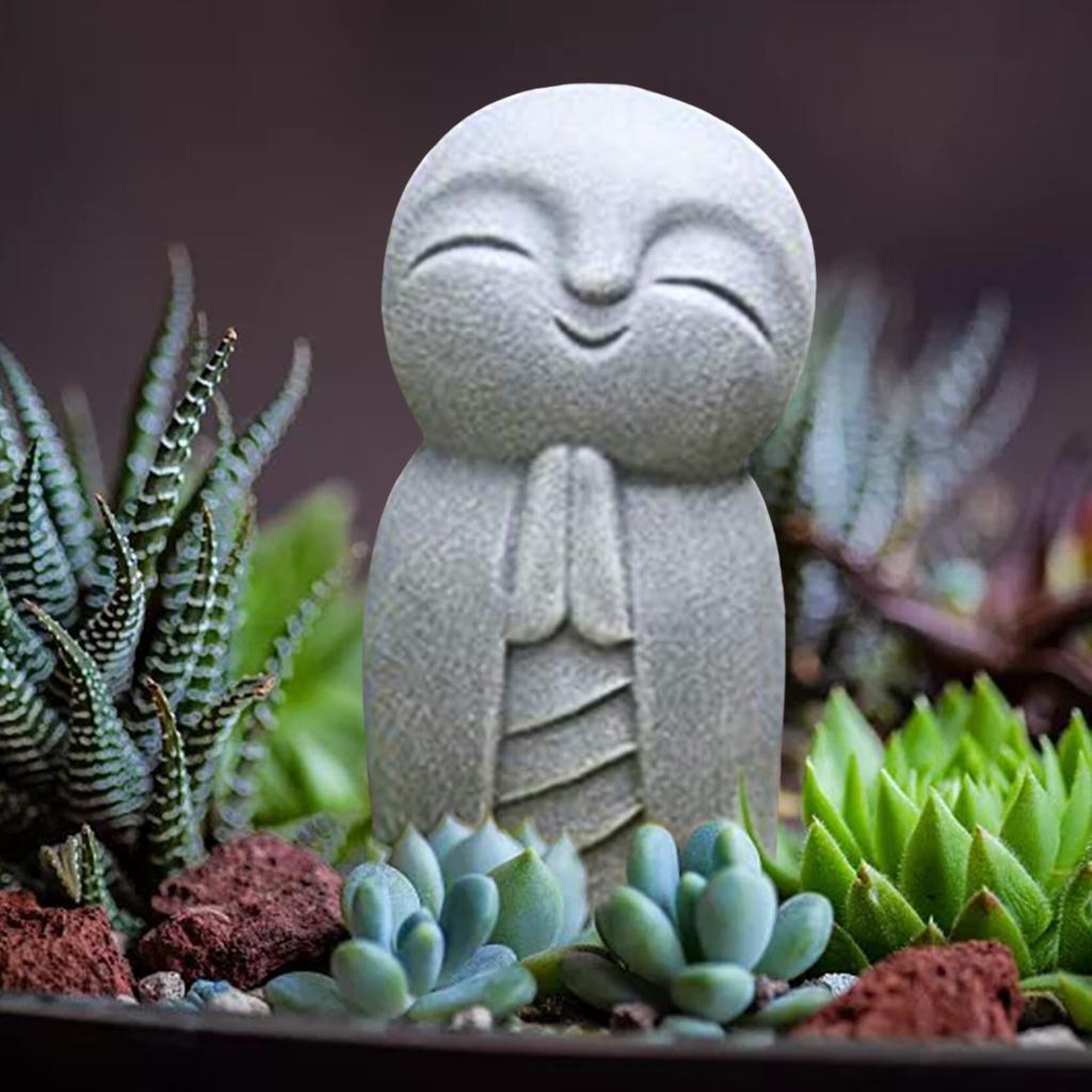 Jizo Monks Praying Statue Resi - Resin Art Baby Memories recension och pris