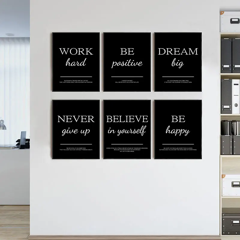 Modern Simple Inspirational Qu - Resin Art Quotes recension och pris