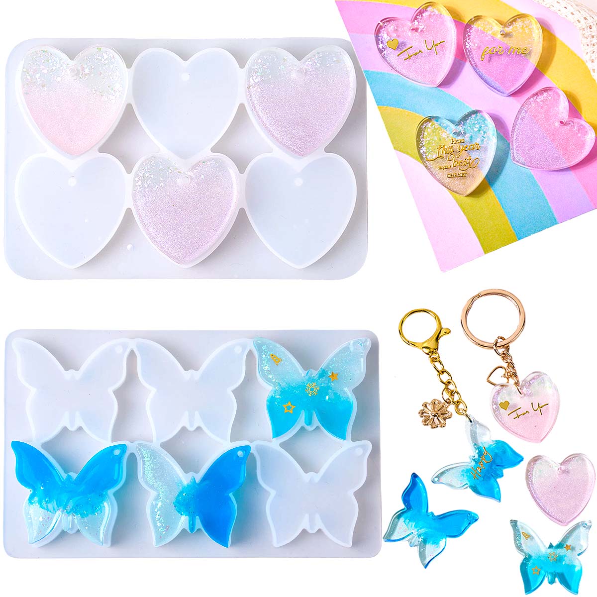 Six-hole with Holes Earring Si - Resin Art Liquid recension och pris