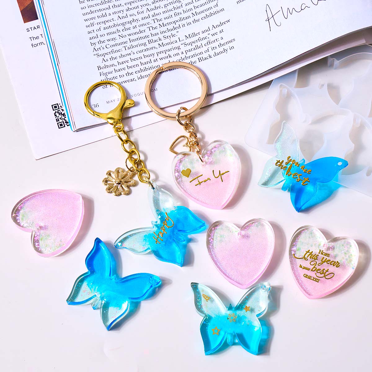 Six-hole with Holes Earring Si - Resin Art Liquid recension och pris