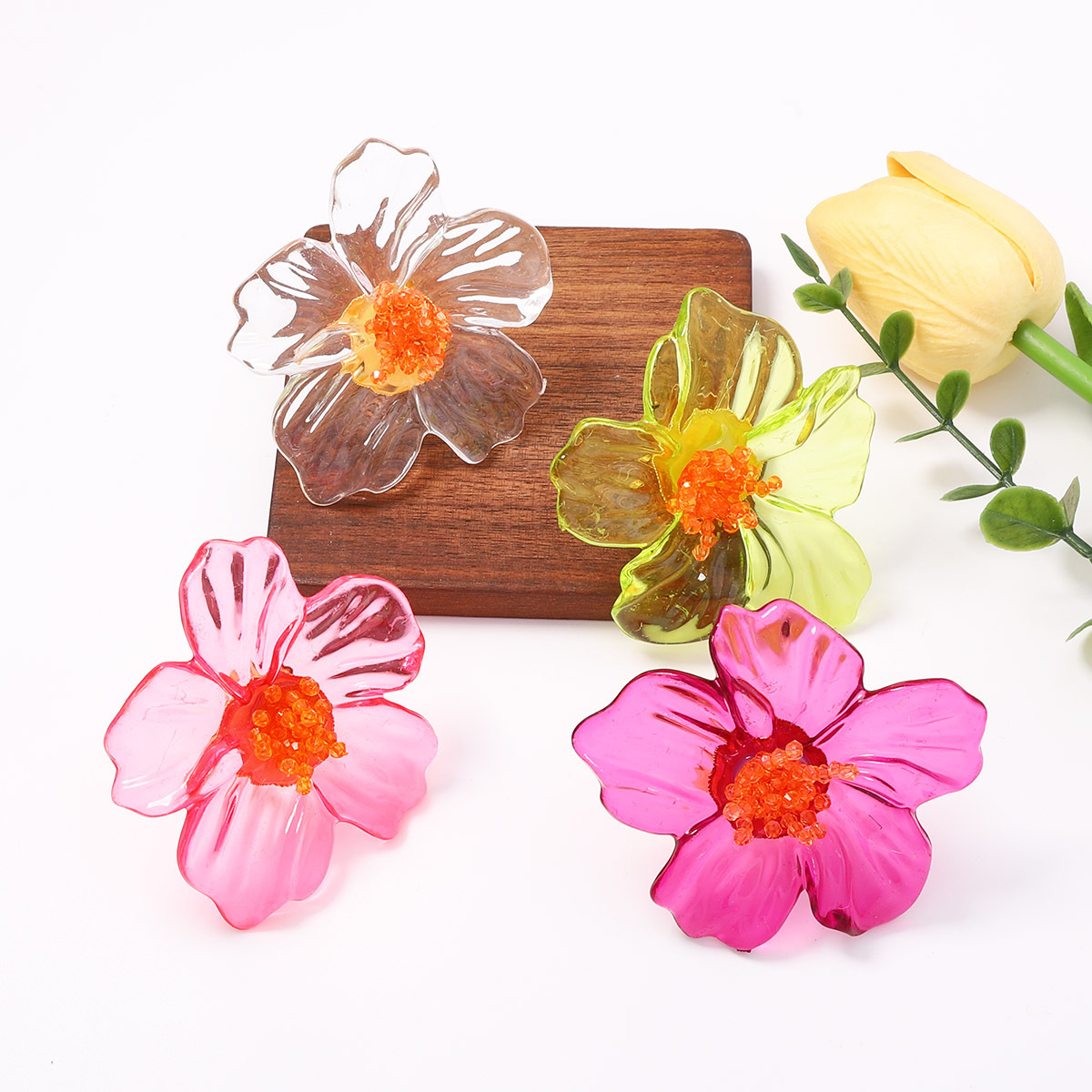 Sweet Cute Colorful Resin Flow - Resin Art Ring recension och pris