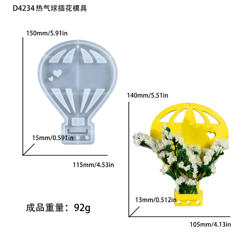 Romantic Hot Air Balloon Flowe - Resin Art Heat Gun recension och pris