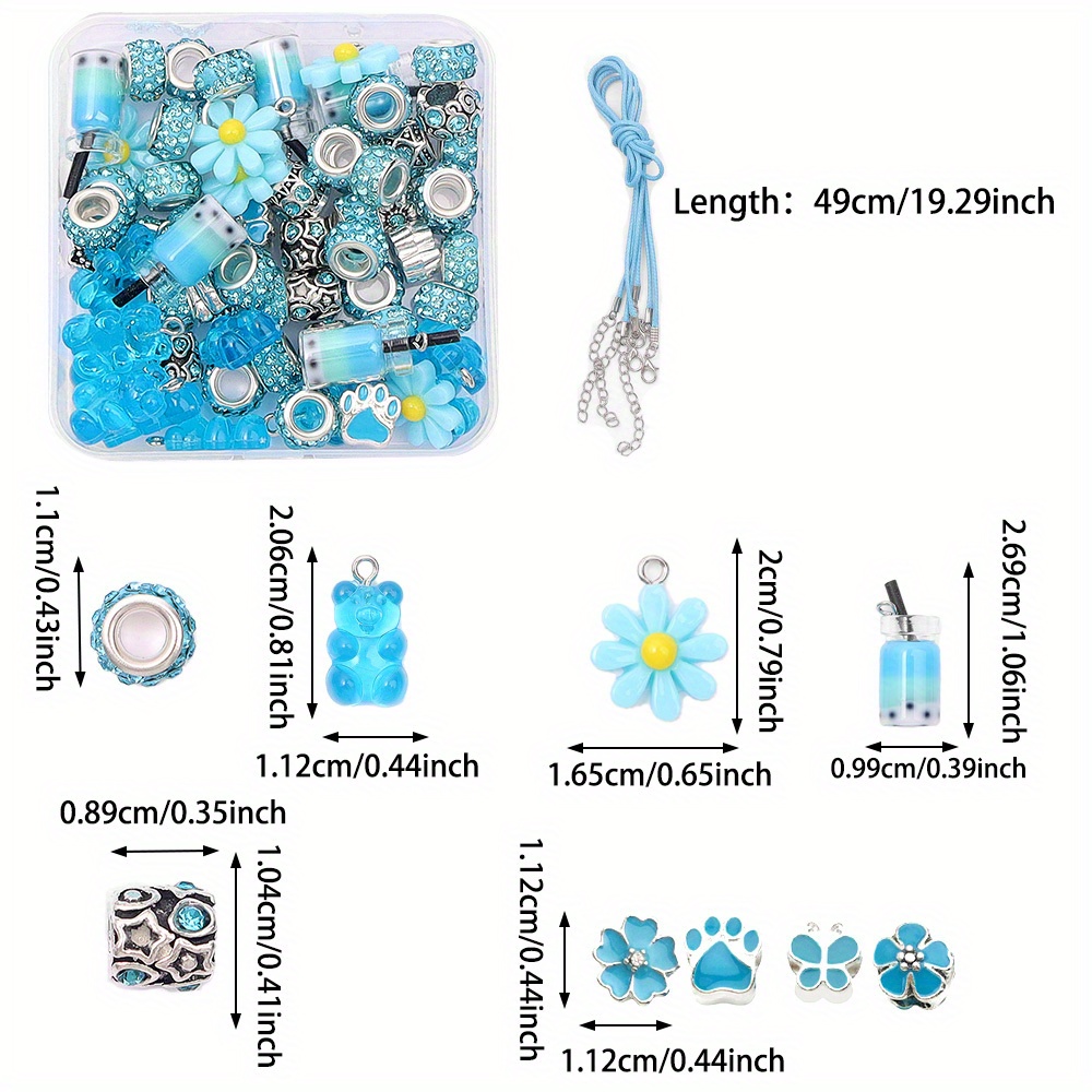 62pcs Mixed Color European Lar - Resin Art Beach Theme recension och pris