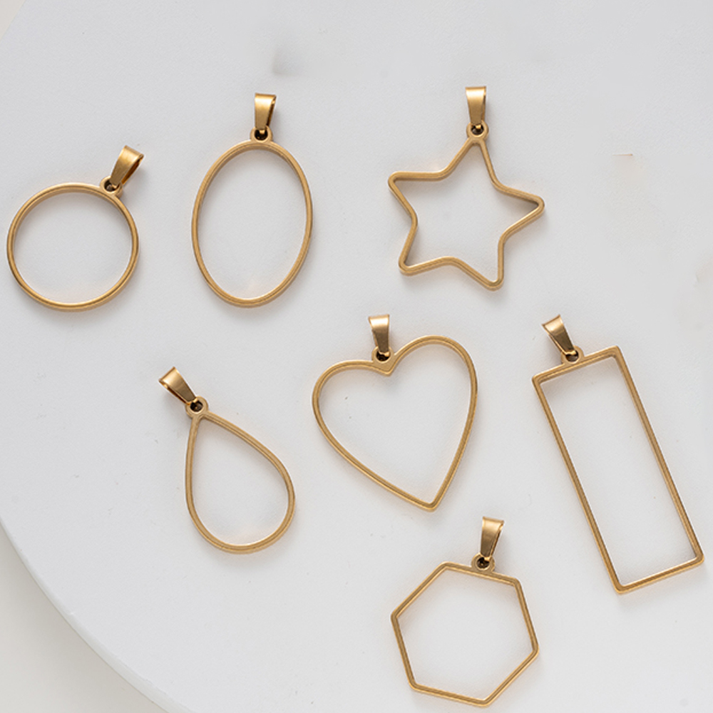 5pcs Stainless Steel Open Back - Resin Art Gift Ideas recension och pris