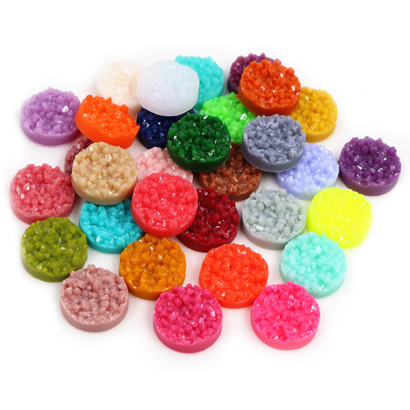 40pcs Resin Druzy Cabochons Do - Resin Art Gift Ideas recension och pris