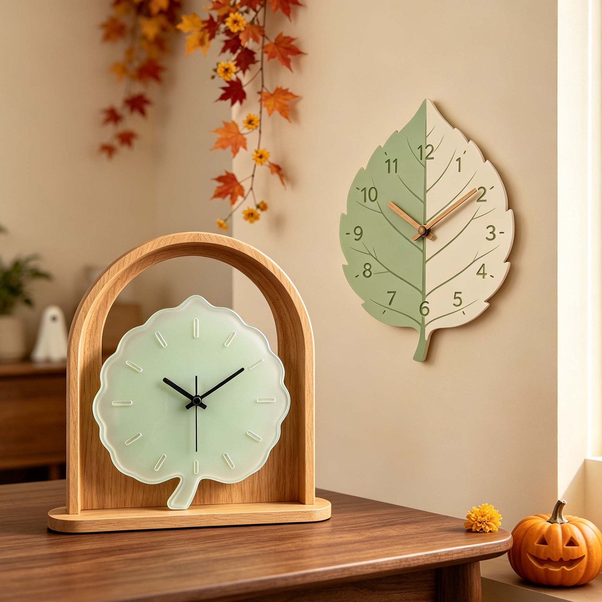 Clock Silicone Molds Leaf Vein - Resin Art Wall Clock recension och pris