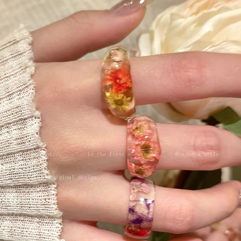 Exquisite Minimalist  Resin Da - Resin Art Ring recension och pris