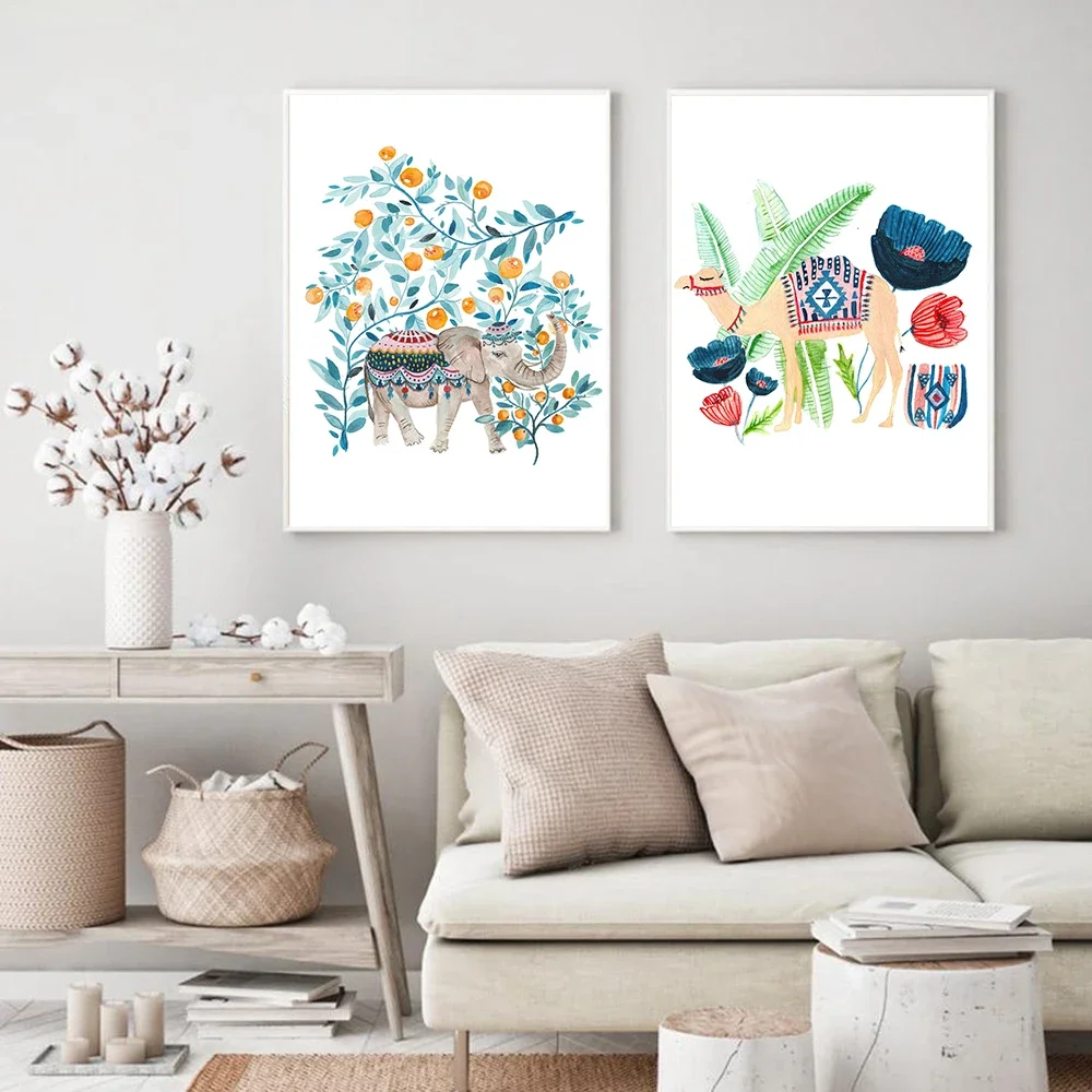 Plant Leaf Cat Camel Elephant  - Resin Art Wall recension och pris