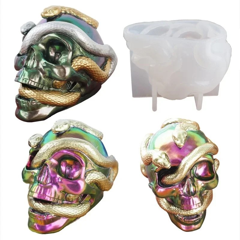 Hot Sale Skull Snake Head DIY  - Resin Art Heat Gun recension och pris