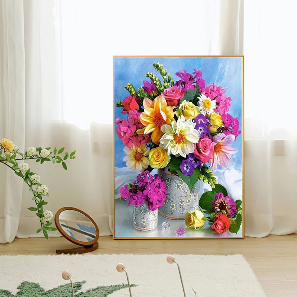 Full Diamond Mosaic Flower 5D  - Resin Art Wall recension och pris