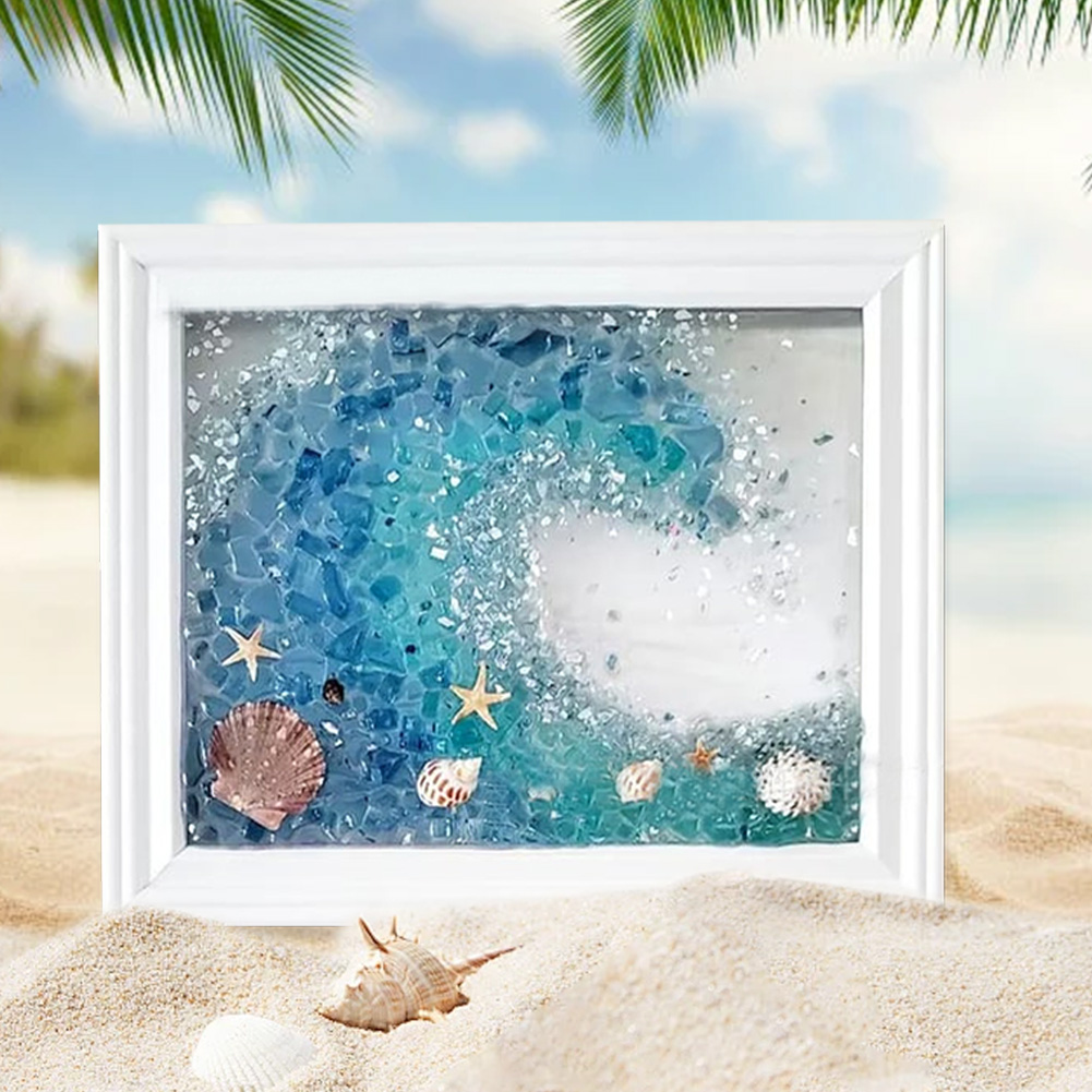 Sea Glass Art Kits Sea Glass A - Resin Art Beach Theme recension och pris