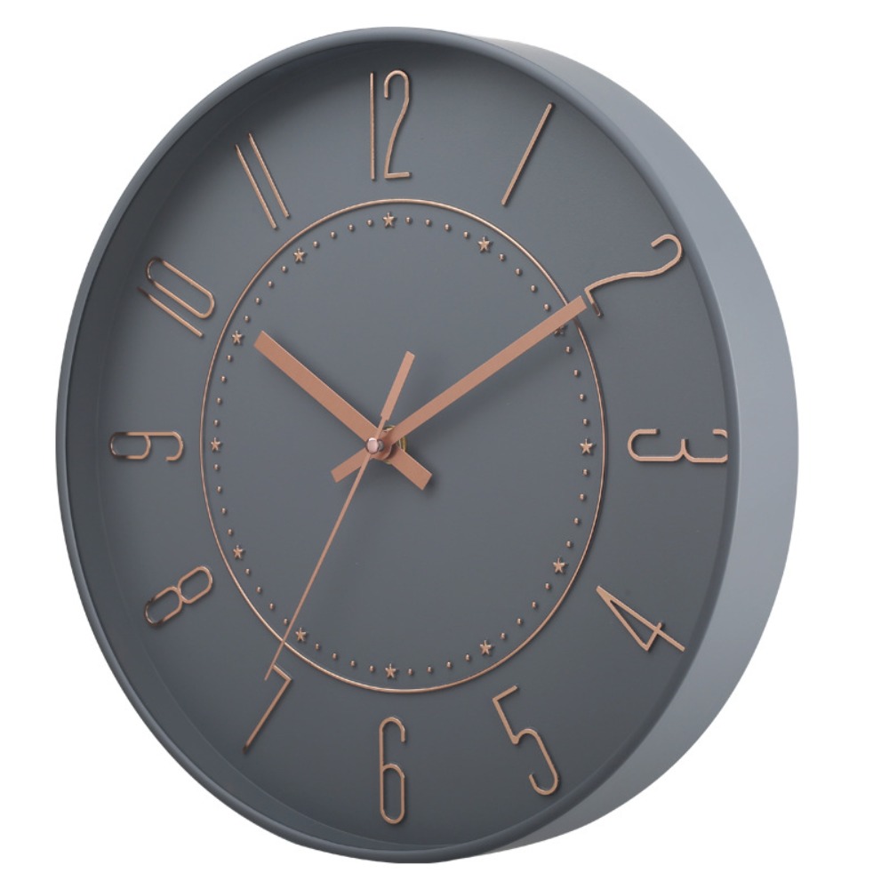 Modern Plastic Hanging Clock S - Resin Art Wall Clock recension och pris