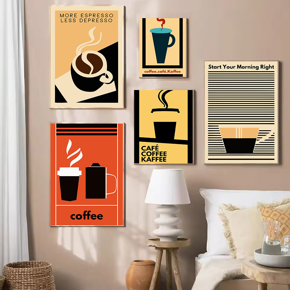 Retro Minimalist Funny Coffee  - Resin Art Quotes recension och pris