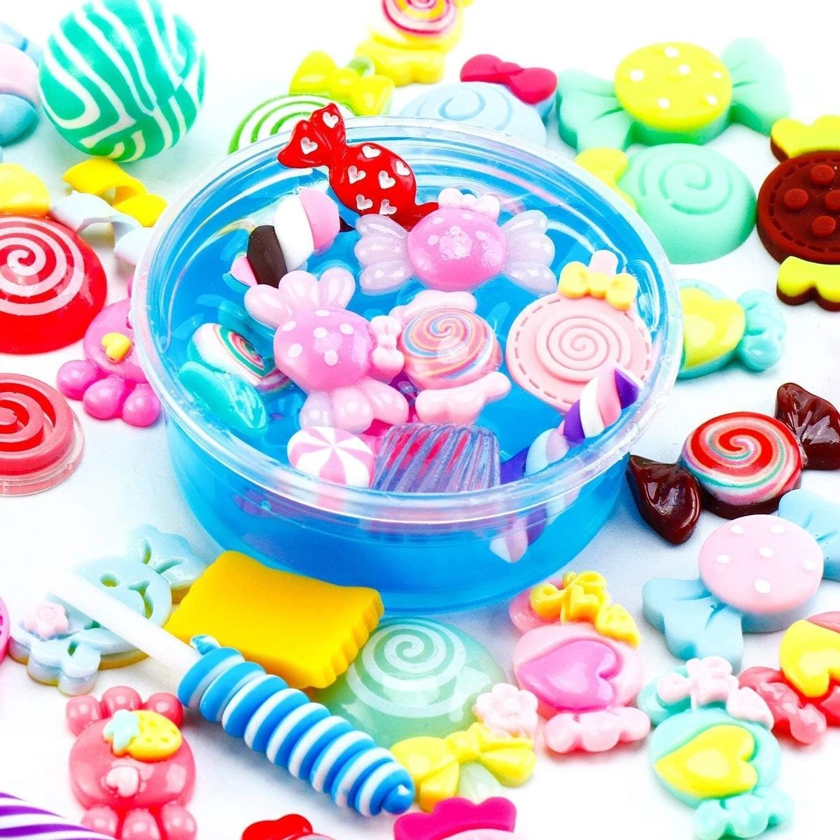 30pcs Random Candy Slime Charm - Resin Art Gift Ideas recension och pris