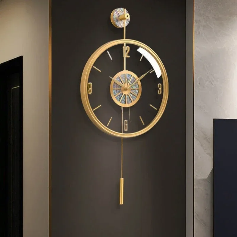 Alloy Case Modern Luxury Wall  - Resin Art Wall Clock recension och pris