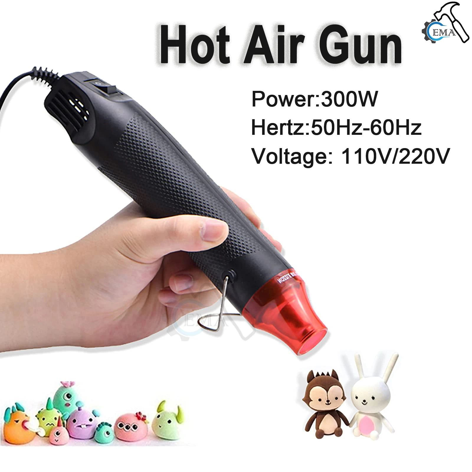 110V/220V US EU Standard Hot A - Resin Art Heat Gun recension och pris