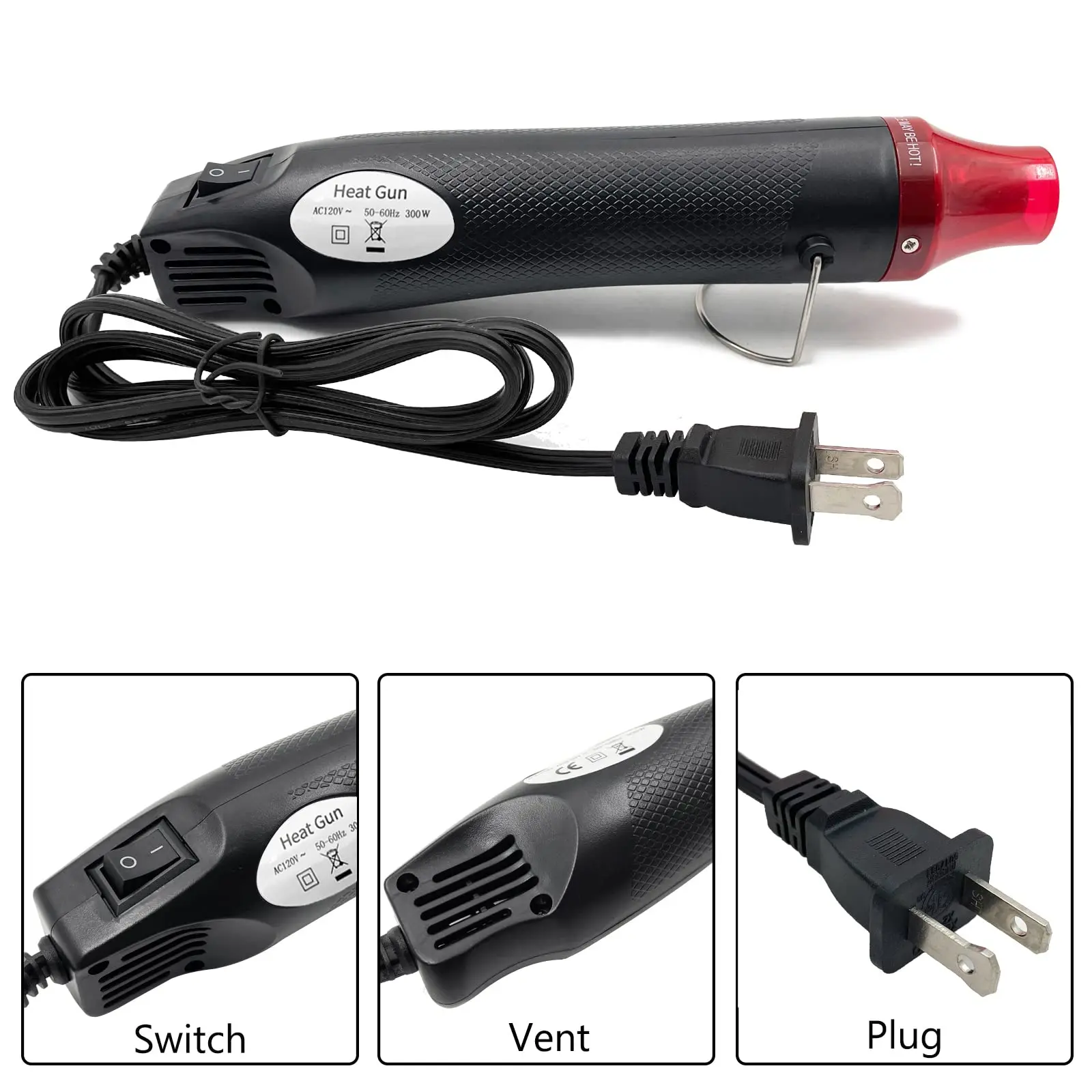110V/220V US EU Standard Hot A - Resin Art Heat Gun recension och pris