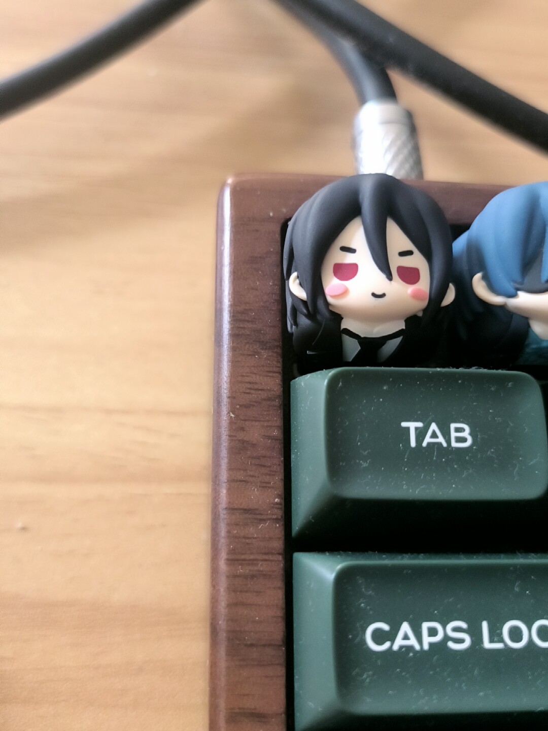 Kawaii Resin Keycap Anime Blac - Resin Art Anime recension och pris