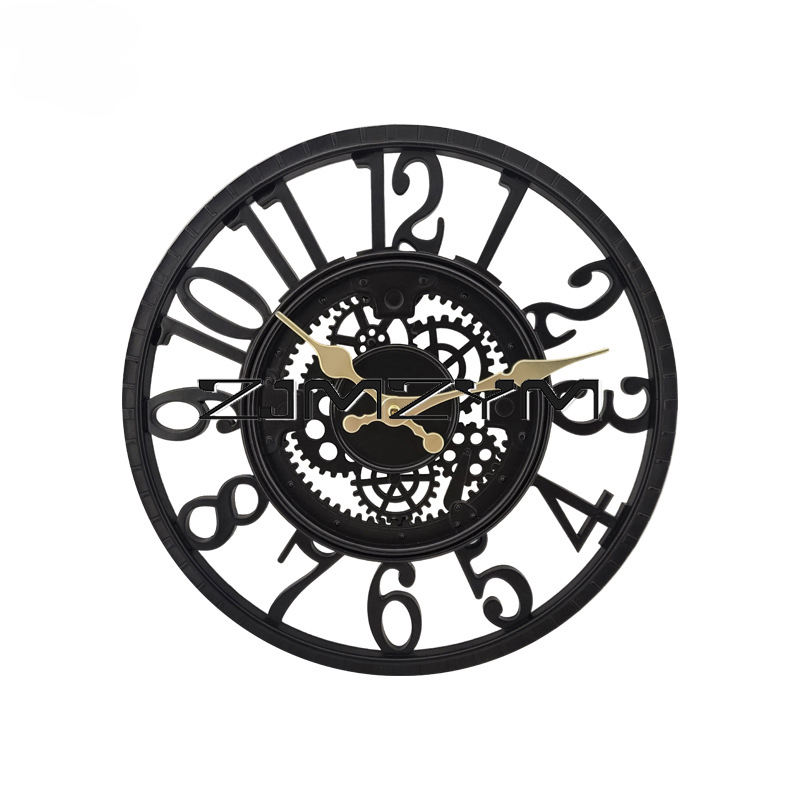 12 Inch Indoor/Outdoor Retro W - Resin Art Wall Clock recension och pris